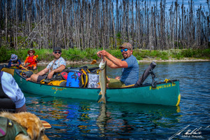 easy fishing while paddling the lake.