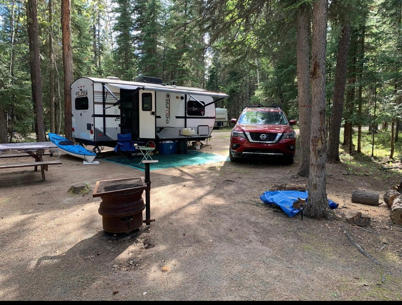 Unserviced campsites