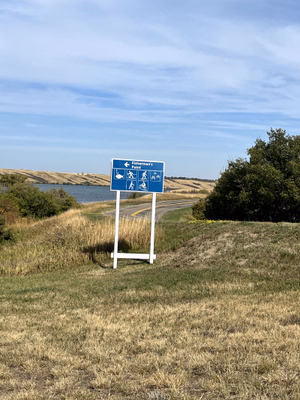 Fisherman&amp;#039;s Point sign.
