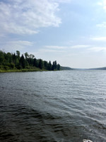 View of the lake.