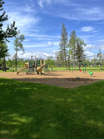 Beach playground.