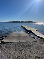 Cement launch and dock.