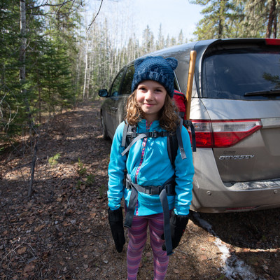 hiking some of the trails in the north half of the lake