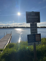 Launch signage.