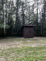 Outhouse at launch.