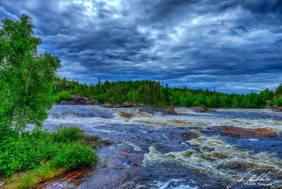 Bottom end of Burr Falls