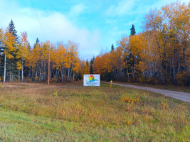 Lodge sign from highway.