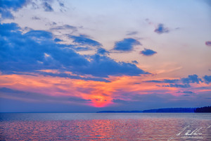 Sunset from the beach