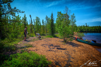 one of the many beach campsite sites