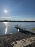 Cement launch and dock.