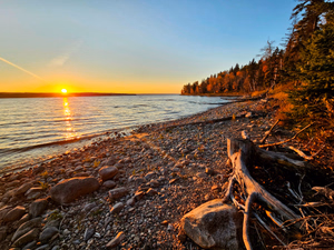 Sunset at Waskesiu 
