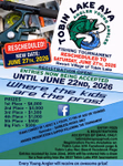 Poster for Tobin Lake AYA Fishing Tournament