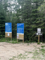 Campground signs.