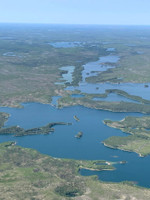 Aerial view of the lake. Submitted by Blaine Millis.