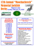 Poster for 17th Annual "Moochacheech" Memorial Jackfish Derby