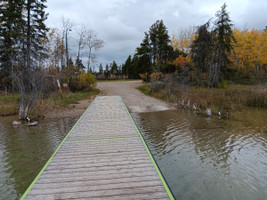 Kimball Lake boat launch.