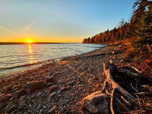 Sunset at Waskesiu 