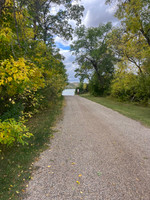 Road down to the boat launch.