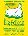Poster for The Big Pelican Community Gravel Ride