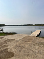 Cement launch and dock.