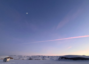 Winter skyline, near Beaver Flats.