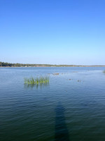 View of the lake.