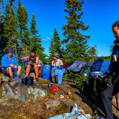 wonderful campsite towards the north end of the lake