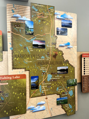 Park maps at the office.