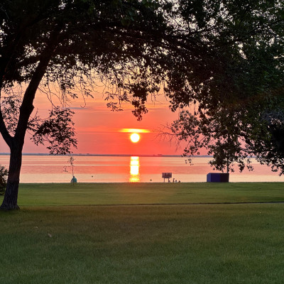 Beautiful sunset at the beach-Rowans Ravine