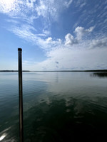 View of the lake from end of dock.