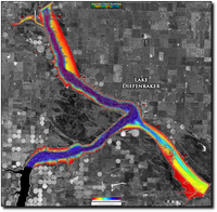 Anglers Edge map for Lake Diefenbaker