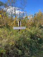 Boat launch parking sign.