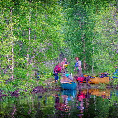 portage leaving upper waddy lake