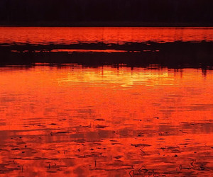 Delaronde Lake sunset 
