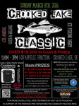 Poster for 6th Annual Crooked Lake Classic