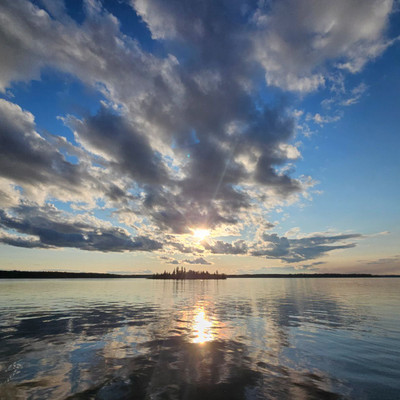 Sunset fishing