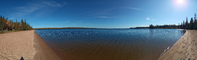 Panorama of the beach