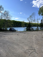 Turn around at the boat launch.