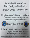 Poster for Turtleford Lions Club Fish Derby