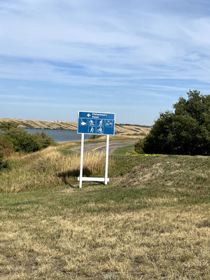 Fisherman's Point sign.