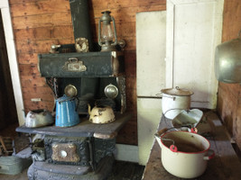 Kitchen in the Aschim Homestead house.