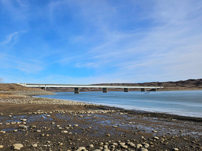 Highway 4 Bridge over Lake Diefenbaker 