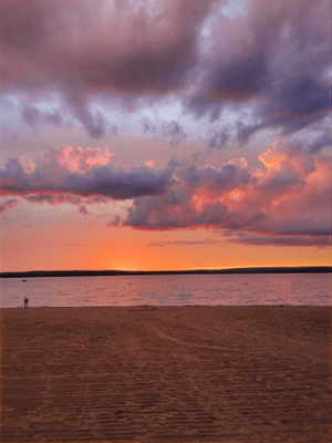 Lower Fishing Lake Campground Beach