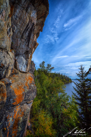 Looking east from the rock paintings