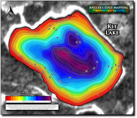 Anglers Edge map for Kit Lake