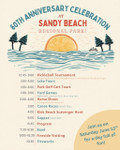 Poster for 60th Anniversary Celebration at Sandy Beach Regional Park