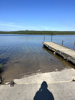 Cement launch and docks.