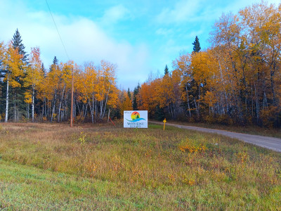 Lodge sign from highway.