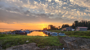 Tobin Lake Thursday morning 
