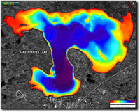 Anglers Edge map for Greenwater Lake